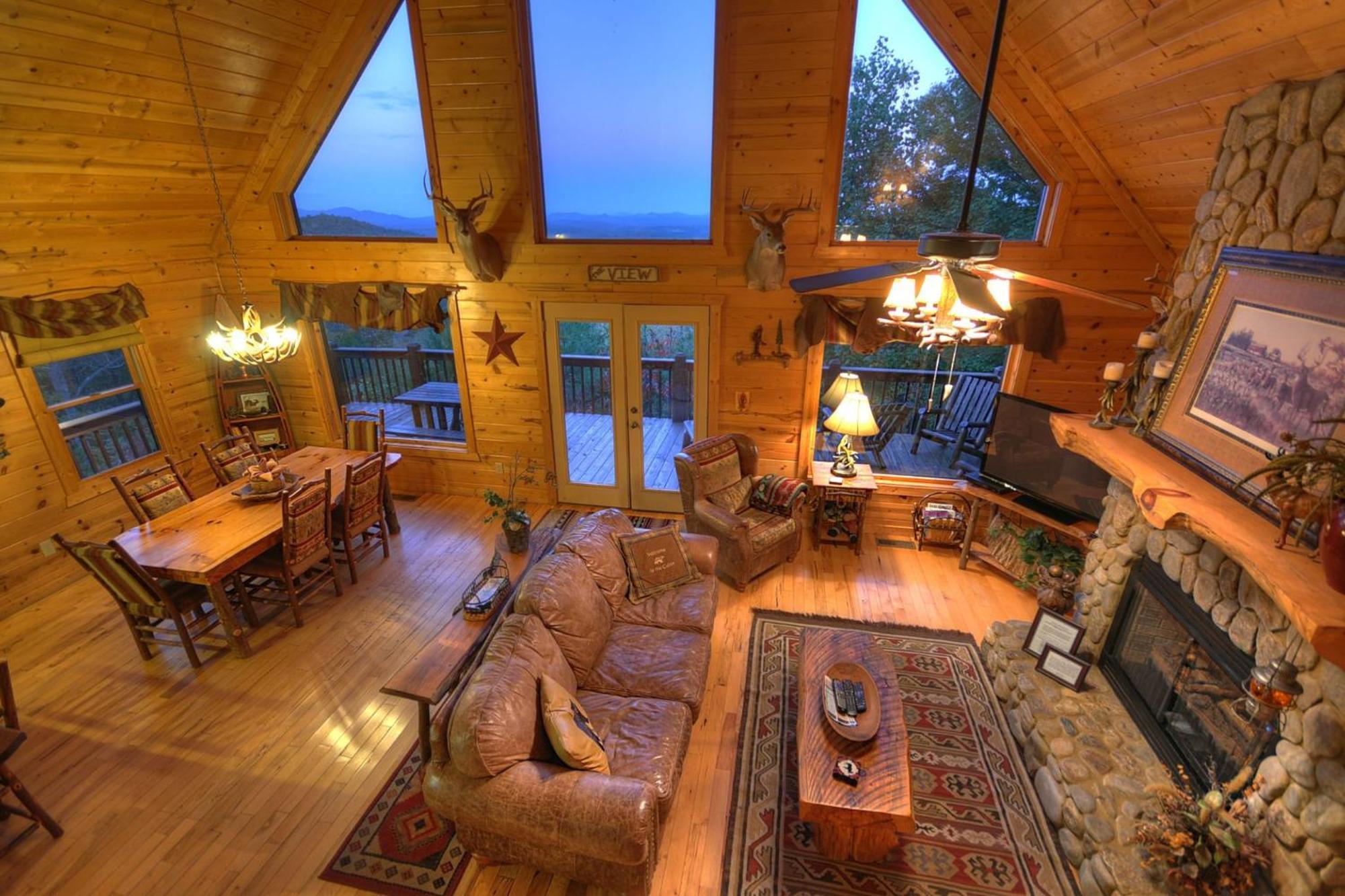 The View Sweeping Mountain Views Gas Fireplace Game Room Hot Tub Blue Ridge Exterior foto