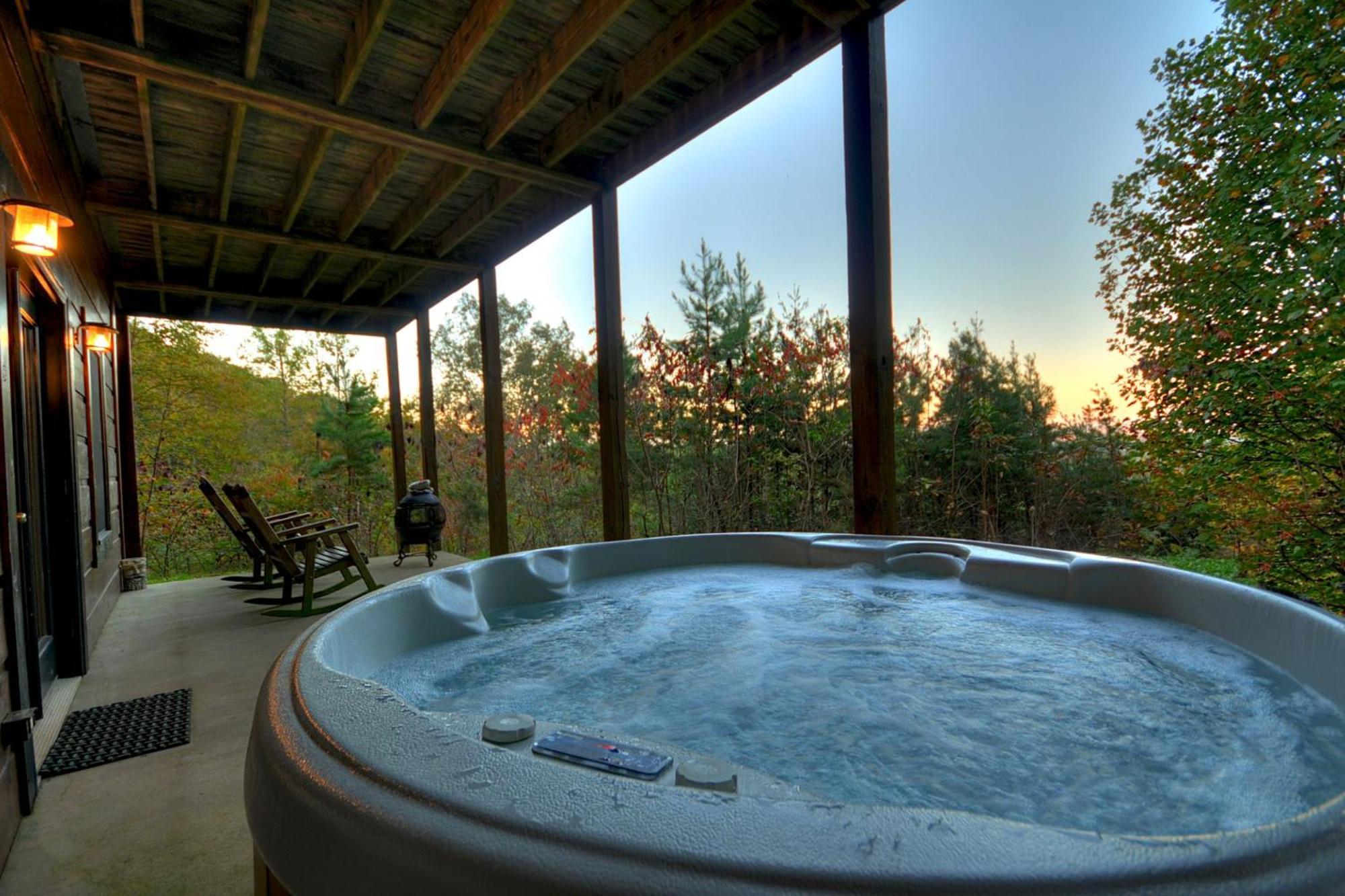 The View Sweeping Mountain Views Gas Fireplace Game Room Hot Tub Blue Ridge Exterior foto