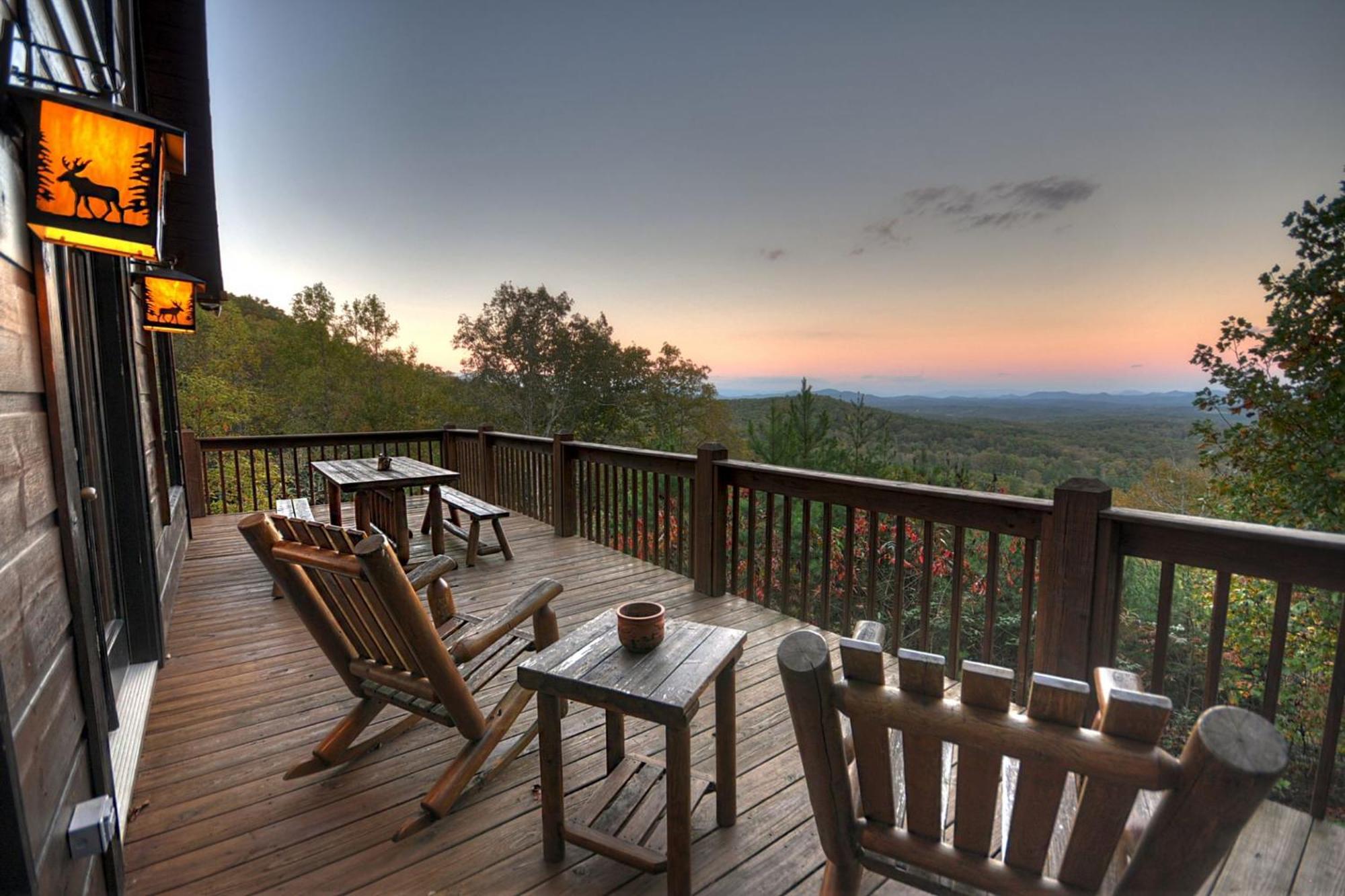 The View Sweeping Mountain Views Gas Fireplace Game Room Hot Tub Blue Ridge Exterior foto